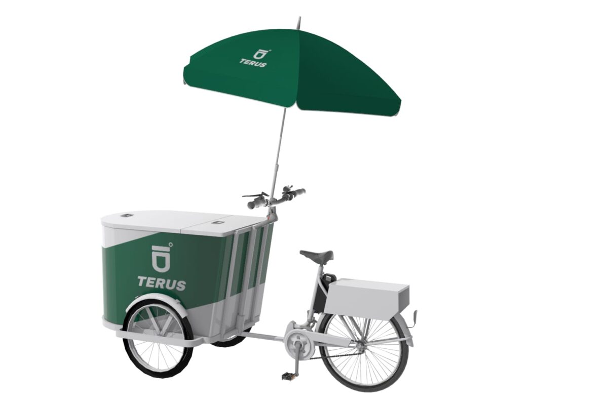 Gerobak sepeda listrik type mtb Terus 1